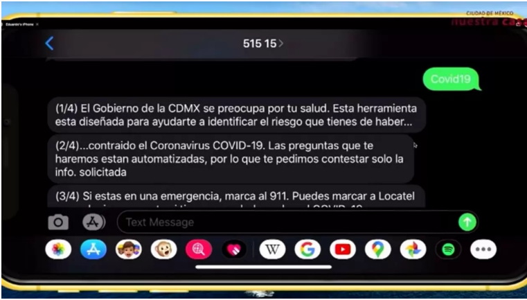 sms covid19