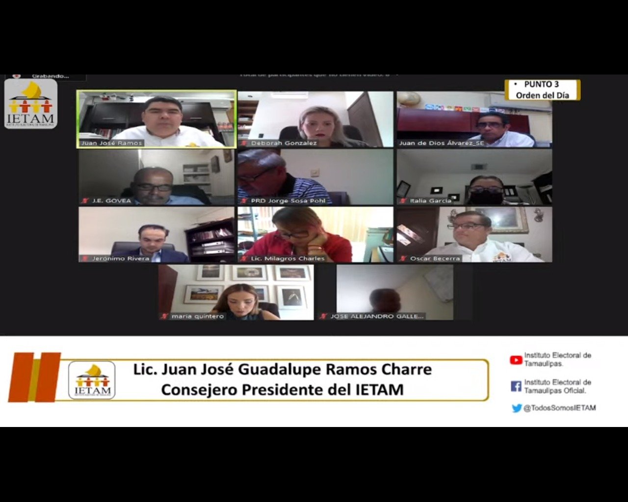 Realiza IETAM la sesión No. 49