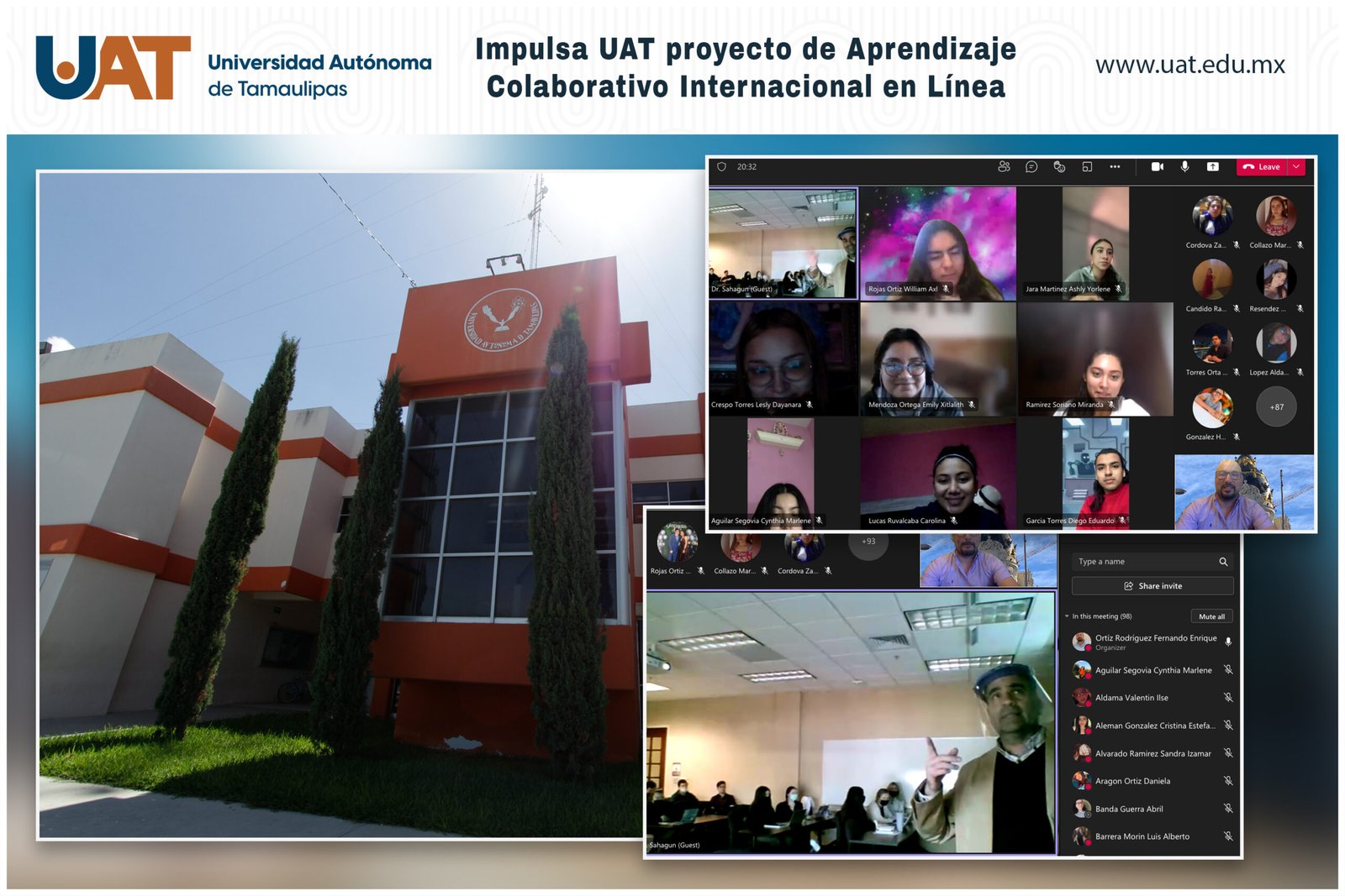 foto 1 21 04 2022 Impulsa UAT Aprendizaje Colaborativo Internacional en Línea