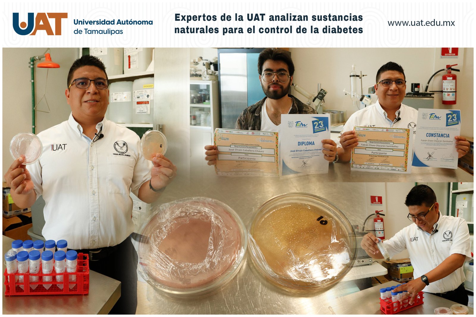 31 Expertos de la UAT analizan sustancias naturales para el control de la diabetes