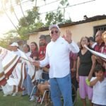 Entrega Armando Martínez nueva obra de pavimentación en Altamira