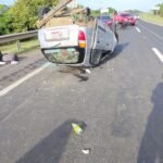 Volcadura de un vehículo Atos deja cuatro personas heridas, el accidente ocurrió la mañana de este lunes sobre la carretera Mante-Tampico a la altura del Ejido Maclovio Herrera en Altamira. 