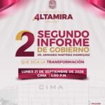 Armando Martínez presentará este lunes su Segundo Informe de Gobierno con avances y resultados de Altamira durante el último año