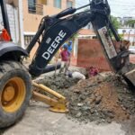 COMAPA Sur está por concluir rehabilitación de colector sanitario en Nuevo Aeropuerto para mejorar el drenaje del sector