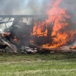 Se incendia tráiler en la Tampico-Mante! Arde unidad en el kilómetro 63