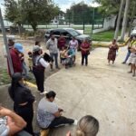 COMAPA Altamira atiende reportes de drenaje y escurrimientos en la colonia López Mateos con trabajos de desazolve