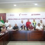 Armando Martínez participa en la Mesa de Seguridad para fortalecer la coordinación entre autoridades en Altamira