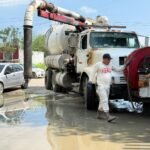 COMAPA Altamira desazolva drenaje en Unidos Avanzamos y atiende escurrimientos de aguas residuales y encharcamientos