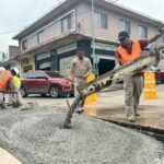 COMAPA Sur renueva drenaje en cinco tramos de avenida Cuauhtémoc para prevenir fugas y derrames en Tampico