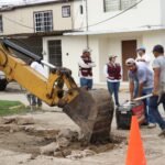 COMAPA Altamira repone pavimento en INFONAVIT Fidel Velázquez tras sustituir 55 metros de tubería de drenaje dañada